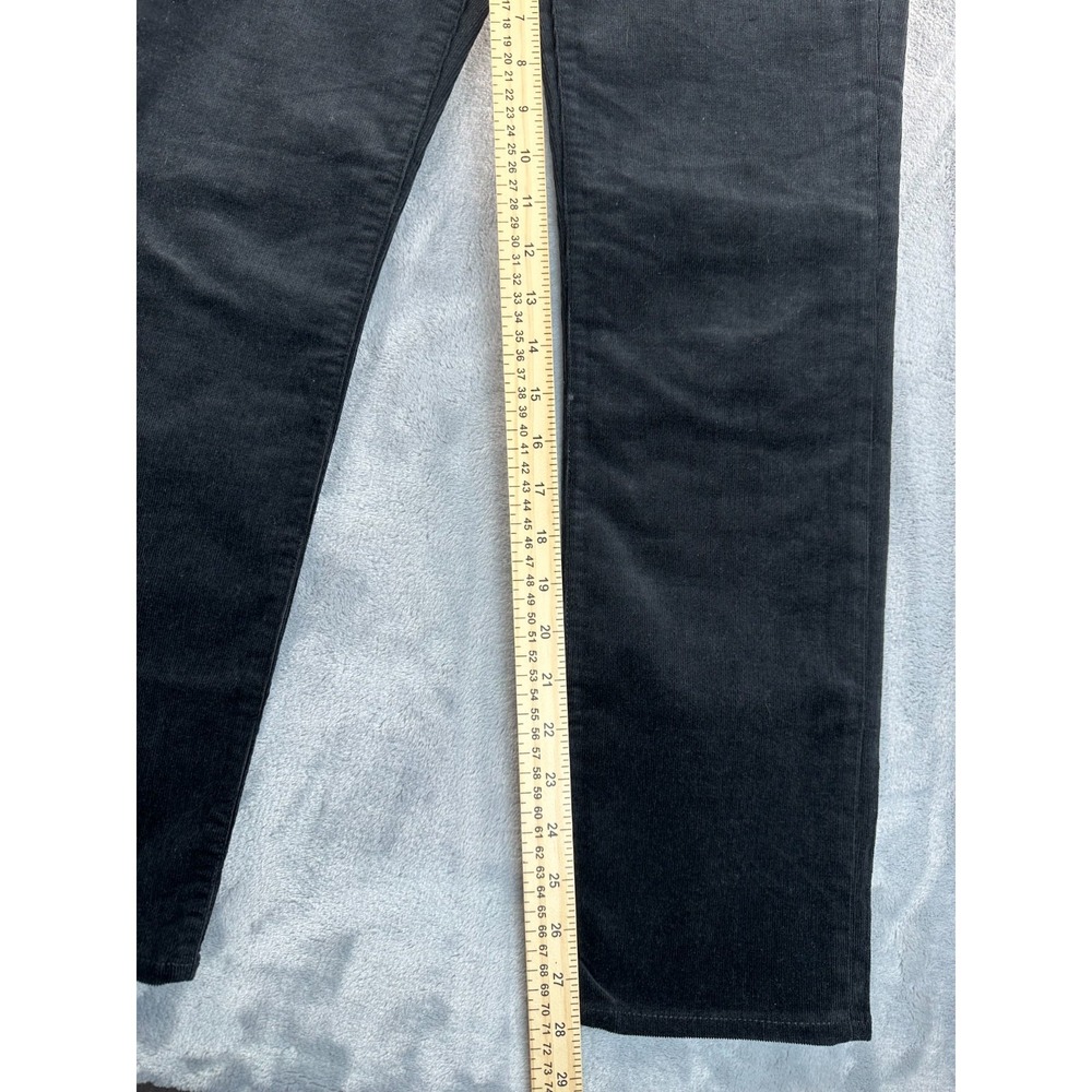 J.Crew -Black Corduroy Pants - Women's Size 25 Mid Rise Straight Leg Classic Fit - Picture 11 of 13